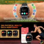 Oukitel BT101 2.02" AMOLED Display Rugged Smart Watch, 410mAh Battery, 5ATM, IP69K, 100+ Sports Modes - Image 7