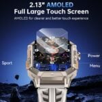 Oukitel BT80 2.13" AMOLED Display Rugged Smart Watch, 1000mAh Battery, 5ATM, IP69K, 100+ Sports Modes - Image 6