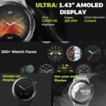 Zeblaze Stratos 3 Ultra Rugged Smart Watch, 1.43in AMOLED Display, 5ATM, Bluetooth Voice Calls - Image 7