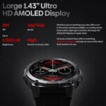 Zeblaze Vibe 7 Pro Rugged Smart Watch, 1.43" AMOLED Display, BT Voice Calls, 100+ Sports Modes - Image 2