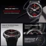 Zeblaze Vibe 7 Pro Rugged Smart Watch, 1.43" AMOLED Display, BT Voice Calls, 100+ Sports Modes - Image 6