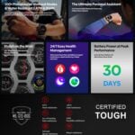 Zeblaze Vibe 7 Pro Rugged Smart Watch, 1.43" AMOLED Display, BT Voice Calls, 100+ Sports Modes - Image 7