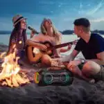 600W Bluetooth Party Speaker with 2 Wireless Microphones - Image 7