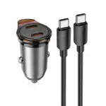 45W Dual USB C Super Fast Car Charger w/ Mini Size, C to C Cable Included - Image 6