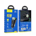 45W Three Port PD+QC (USB A & C x 2) Super Fast Car Charger - Image 8