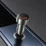 48W PD+QC Metallic Super Fast Car Charger w/ LED Display - Image 4