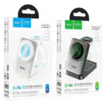 15W 3-in-1 Magnetic Wireless Fast Charger w/ Foldable Compact Design, Ambient Light