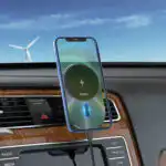 15W Magnetic Wireless Charging Air Vent Phone Holder - Image 3