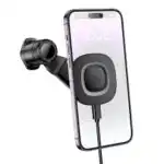 15W Magnetic Wireless Charging Phone Holder for Air Vent w/ Hook Locking - Image 8