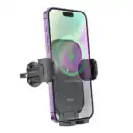 15W Wireless Charging Air Vent Phone Holder w/ Hook Locking - Image 6