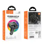 30W FM Car Kit with PD+QC, RGB Light - Image 6