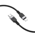 27W PD Silicon Super Fast Charging Cable - Lightning to Type C (X109) 3 Meter - Image 2
