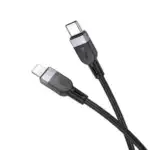 27W PD Silicon Super Fast Charging Cable - Lightning to Type C (X109) 3 Meter - Image 3