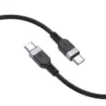 60W PD Silicon Super Fast Charging Cable - USB C to USB C